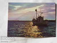 Nessebar ηλιοβασίλεμα πλοίο 1980 K 290