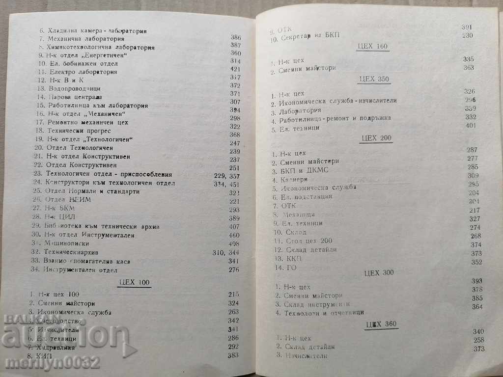 Auction Phonebook G. Oryahovitsa Sugar factories book 1973 Auction Phonebook G. Oryahovitsa Sugar factories book 1973