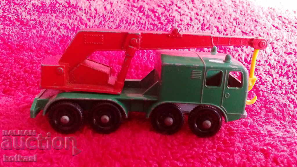 Auction Old metal Truck Crane ENGLAND Matchbox LESNEY Auction Old metal Truck Crane ENGLAND Matchbox LESNEY