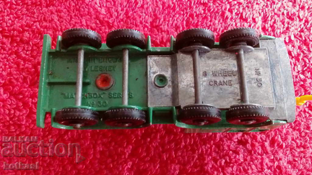 Old metal Truck Crane ENGLAND Matchbox LESNEY - 6 Old metal Truck Crane ENGLAND Matchbox LESNEY - 6
