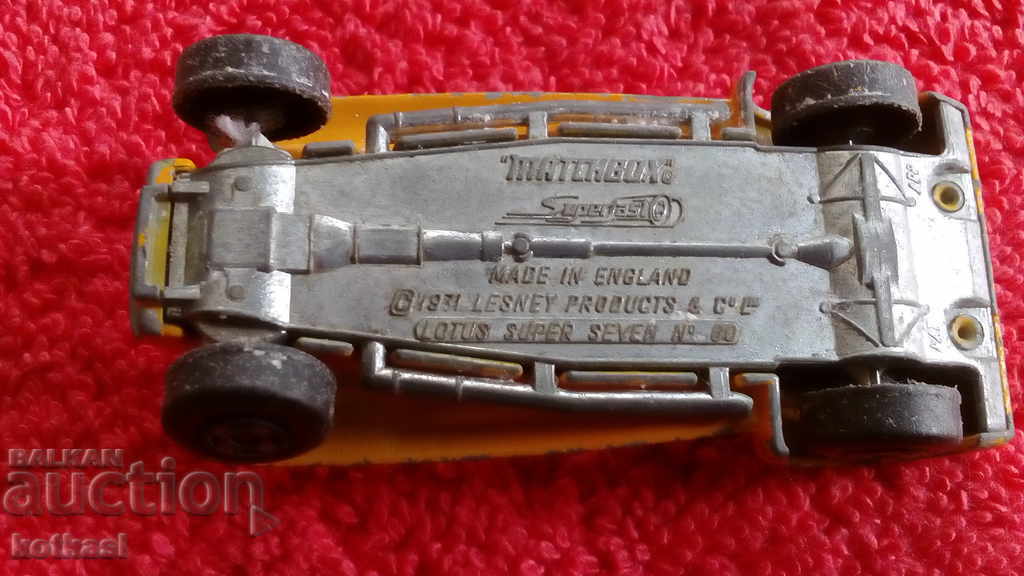 Vintage MATCHBOX ENGLAND LESNEY 1971 LOTUS metal car - 6 Vintage MATCHBOX ENGLAND LESNEY 1971 LOTUS metal car - 6