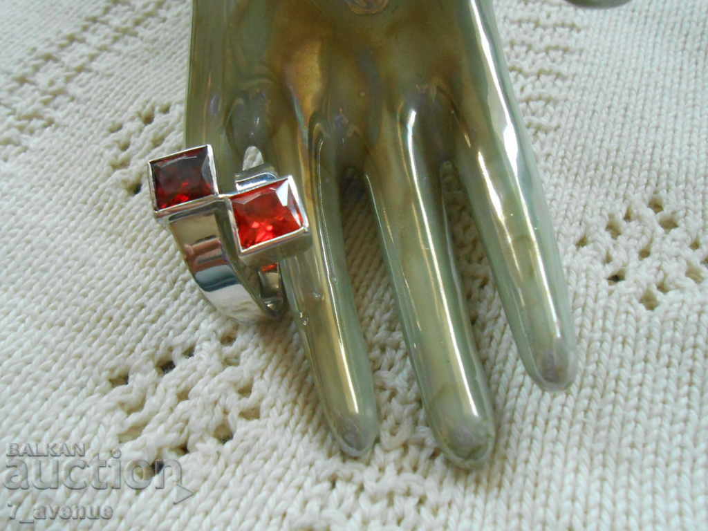 Silver RING with stones, branded XENOX, 27.10.2020 - 5 Silver RING with stones, branded XENOX, 27.10.2020 - 5