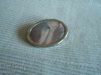 Old painted brooch, 15.08.2021