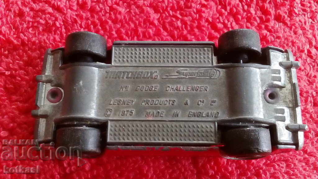 Vintage MATCHBOX LESNEY DODGE 1975 CHALLENGER Metal Car - 6 Vintage MATCHBOX LESNEY DODGE 1975 CHALLENGER Metal Car - 6