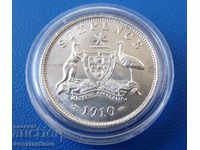 Australia 6 Penny 1910 UNC Rare