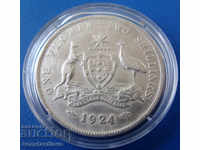 Australia 1 Florin 1924 Rare