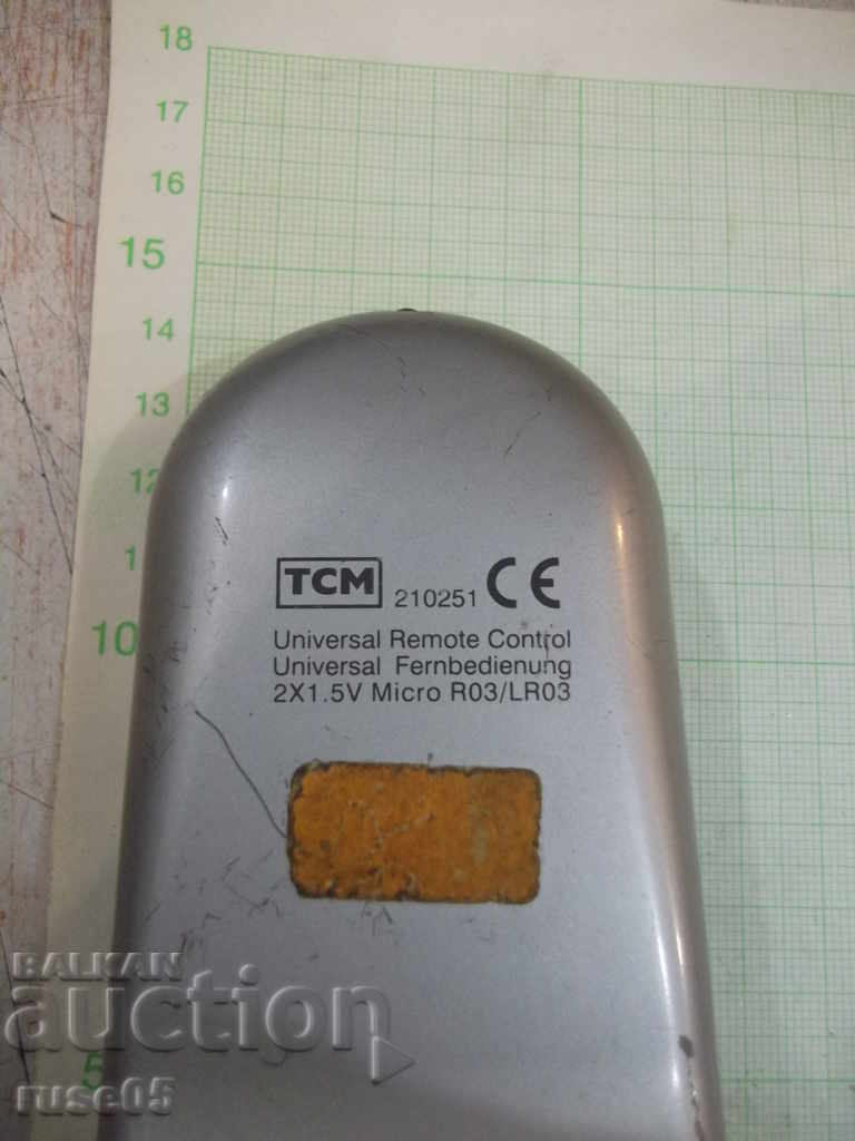 Auction Remote "TCM" working - 3 Auction Remote "TCM" working - 3
