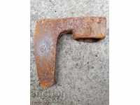 Old ax with marker chopper ax without sap