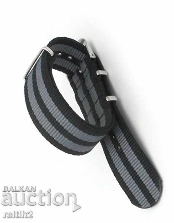 Textile strap 24mm Nato with price 18.00 BGN | € 9.20 Textile strap 24mm Nato with price 18.00 BGN | € 9.20