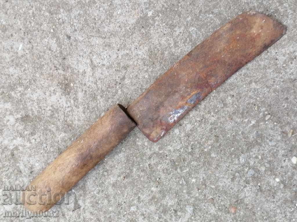 Delivery of Old Knife for peeling potatoes turnips chopped cabbage Delivery of Old Knife for peeling potatoes turnips chopped cabbage