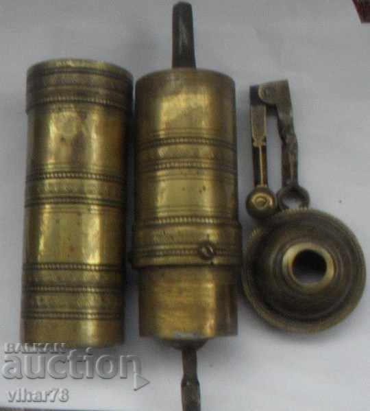 Auction  Bronze coffee grinder