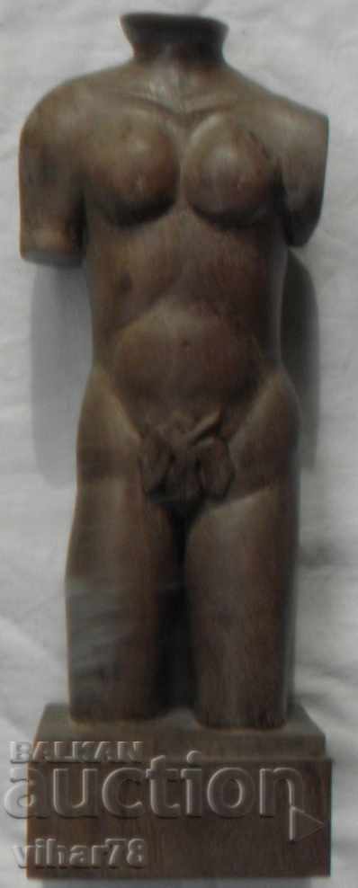 WOODEN FIGURE STATUTE - 5 WOODEN FIGURE STATUTE - 5