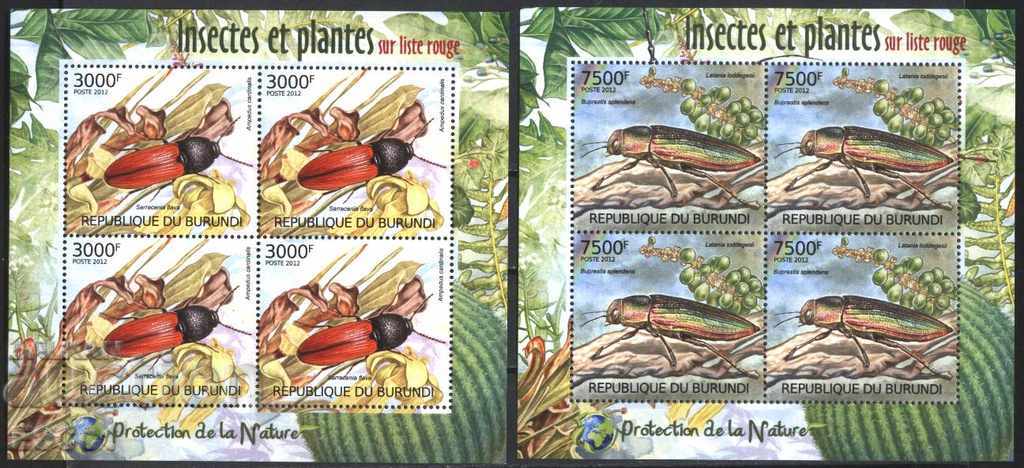 Auction Clean blocks Fauna Insects 2012 from Burundi Auction Clean blocks Fauna Insects 2012 from Burundi