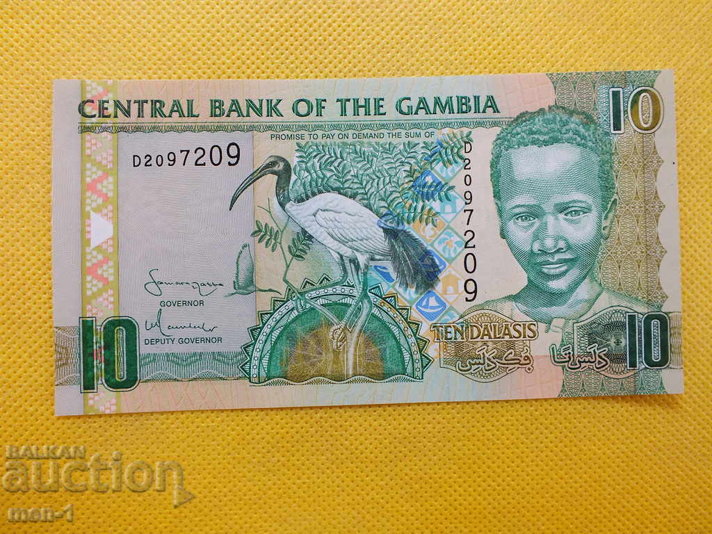 10 Даласи Гамбия 2006 година. UNC