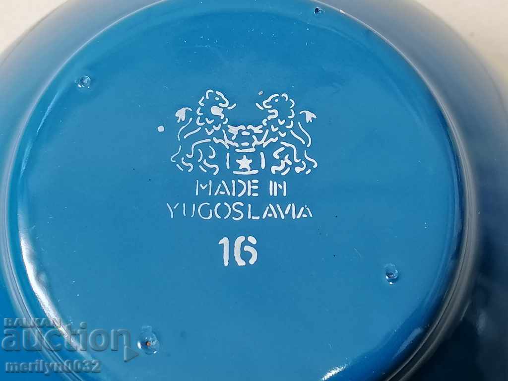 Delivery of Enameled bowl Ygoslavia dish with enamel, basin, basin Delivery of Enameled bowl Ygoslavia dish with enamel, basin, basin