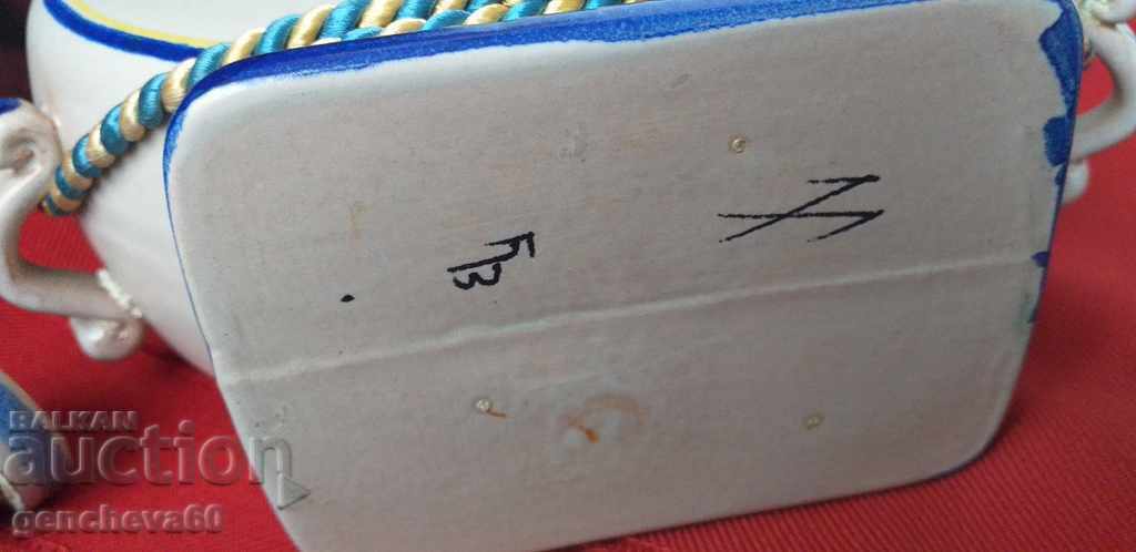 Livrarea Bol din porțelan pictat, marcaj stema