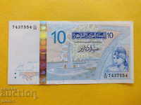 TUNISIA 10 DINARS 2005 UNC