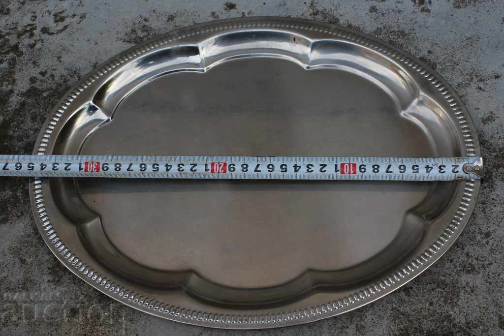 Auction . OLD METAL TRAY PLATE Auction . OLD METAL TRAY PLATE