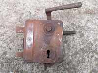 Old lock without key, latch beginning of the twentieth century