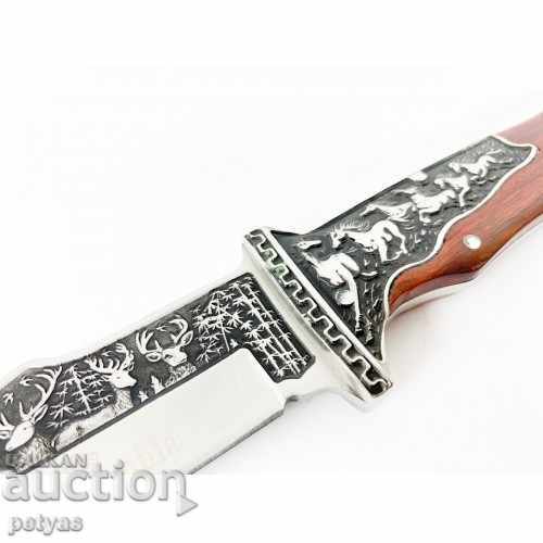 Cuțit de vânătoare incrustat Columbia KB3189-130x270mm cu preț 44.50 BGN | € 22.75 Cuțit de vânătoare incrustat Columbia KB3189-130x270mm cu preț 44.50 BGN | € 22.75