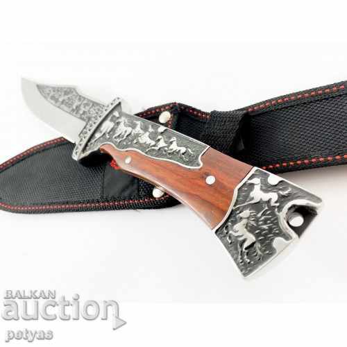 Livrarea Cuțit de vânătoare incrustat Columbia KB3189-130x270mm Livrarea Cuțit de vânătoare incrustat Columbia KB3189-130x270mm