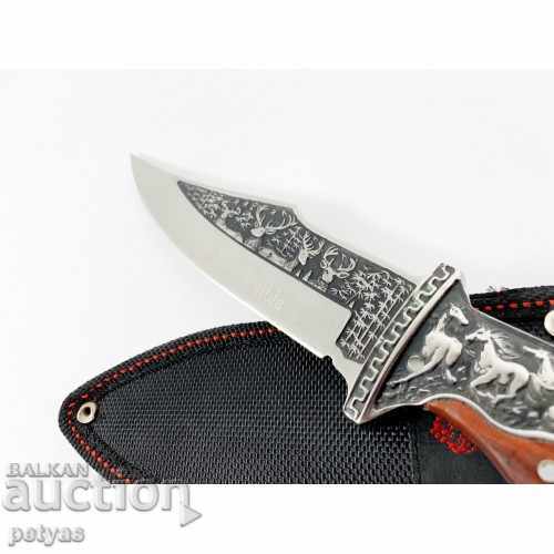 Cuțit de vânătoare incrustat Columbia KB3189-130x270mm - 6 Cuțit de vânătoare incrustat Columbia KB3189-130x270mm - 6