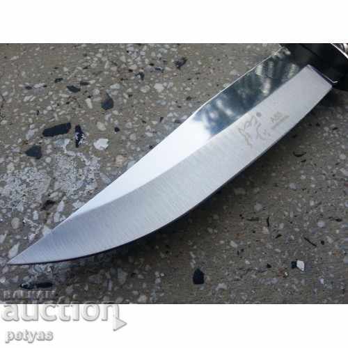 Auction  Hunting knife "WOLF" A 55 -180X130 mm