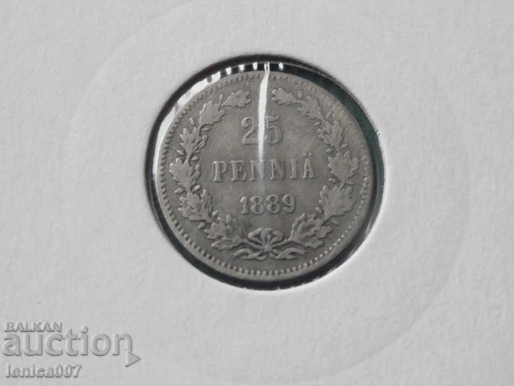 Русия (Финландия) 1889г. - 25 пення
