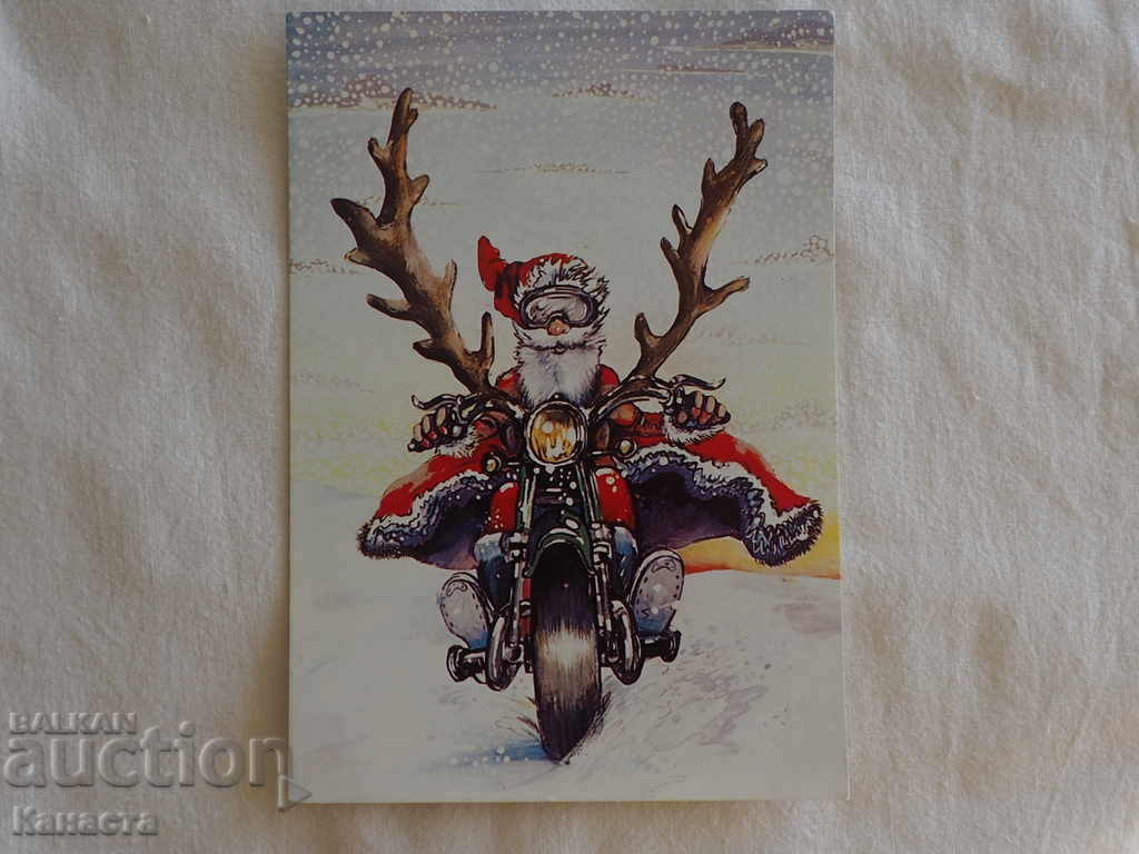 Santa Claus on a motorcycle 1985 K 300