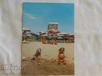 Sunny Beach children on the beach 1981 K 300
