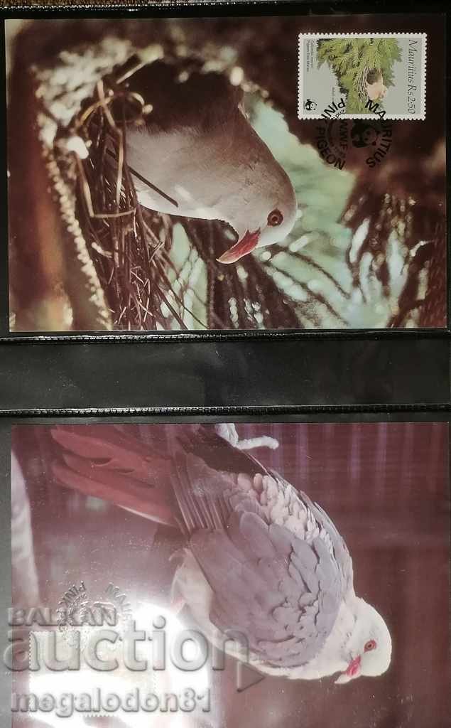 Mauritius - endangered fauna, pigeon, WWF with price 12.00 BGN | € 6.14 Mauritius - endangered fauna, pigeon, WWF with price 12.00 BGN | € 6.14