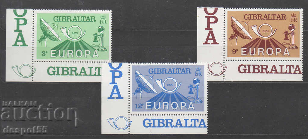 1979. Gibraltar. Europa - Poștă și telecomunicații.