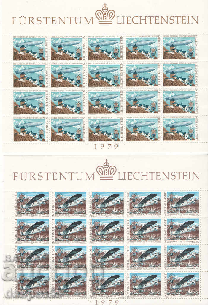 1979. Liechtenstein. Europa - Poștă și telecomunicații. Lista de blocati