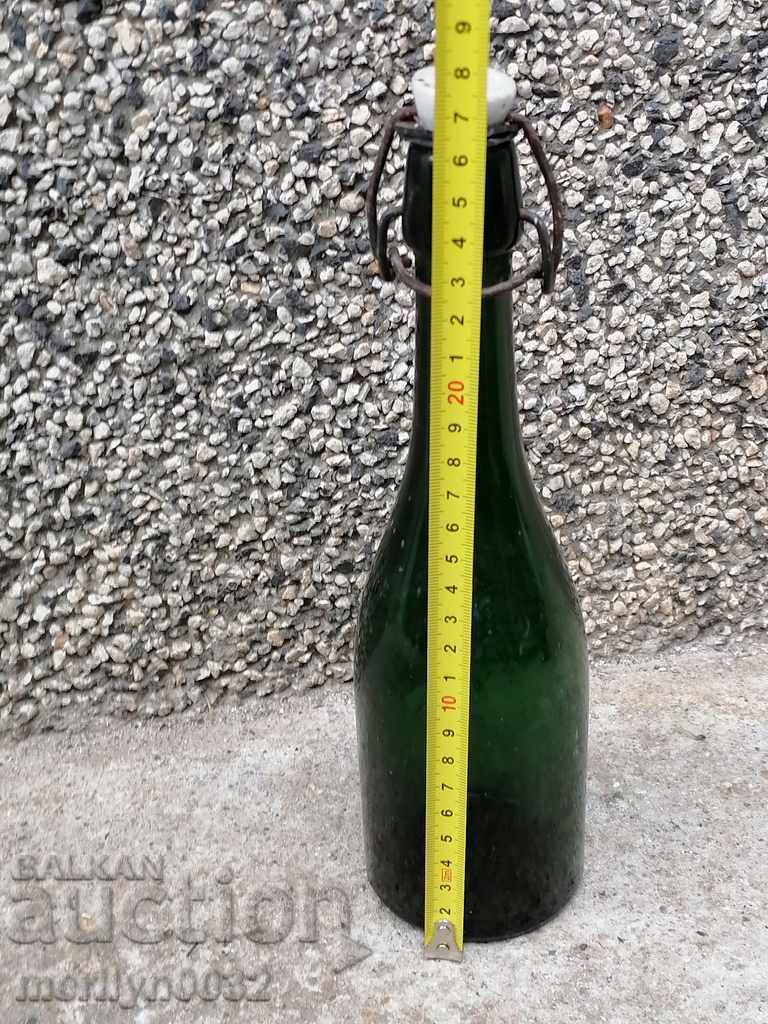 Доставка на Стара бирена бутилка пиво шише с тапа 0.4 МЛ 1931год Доставка на Стара бирена бутилка пиво шише с тапа 0.4 МЛ 1931год