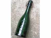 Old beer bottle beer bottle with cork 0.4 ML 1931