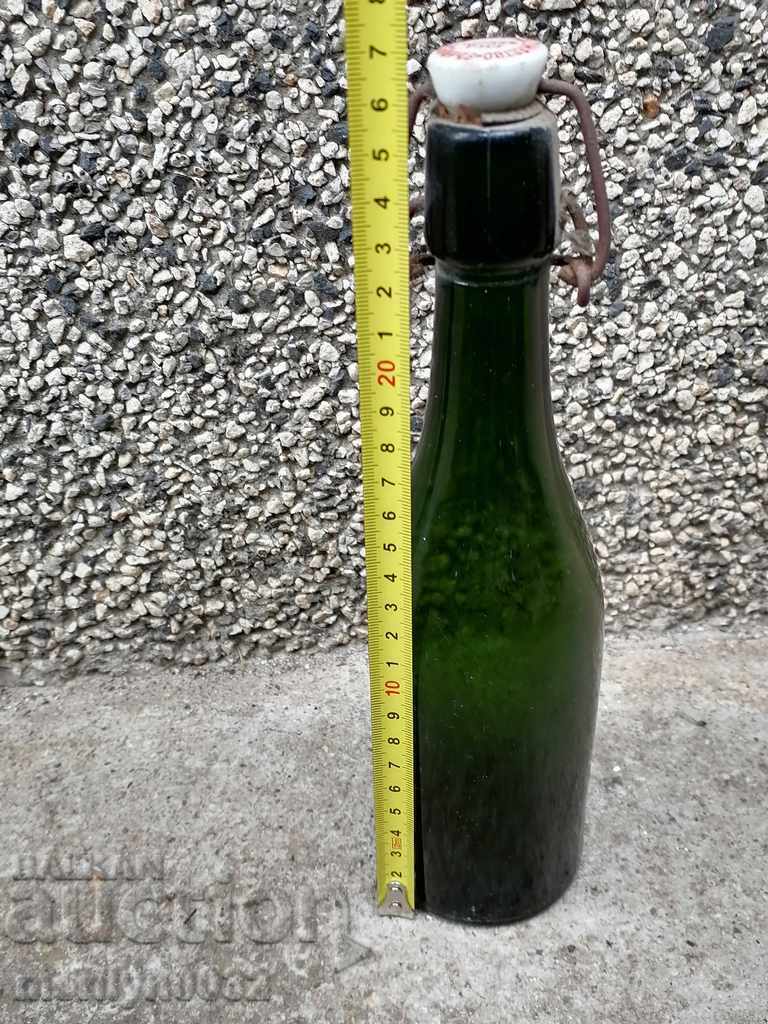 Sticla de bere Shumen Ruse Sticla de bere cu dop 0,4 ML 1941 - 5 Sticla de bere Shumen Ruse Sticla de bere cu dop 0,4 ML 1941 - 5