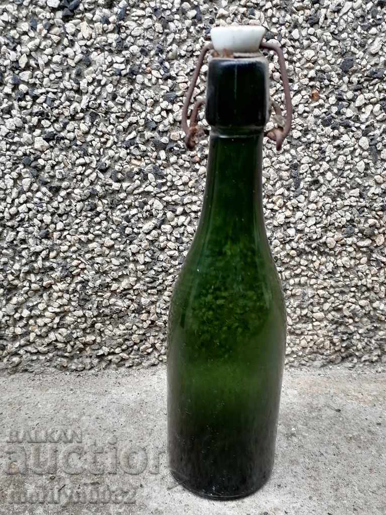 Sticla de bere Shumen Ruse Sticla de bere cu dop 0,4 ML 1941 - 7 Sticla de bere Shumen Ruse Sticla de bere cu dop 0,4 ML 1941 - 7