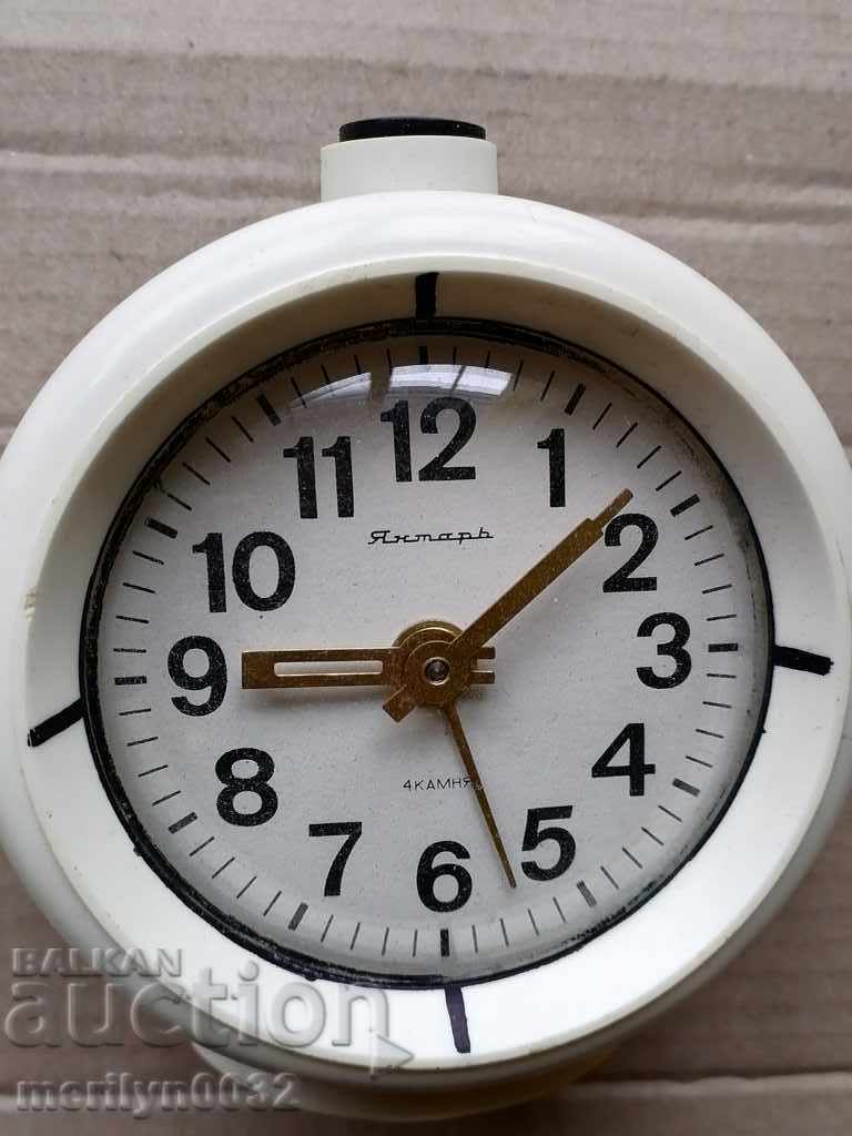 Clock clock, alarm clock, "YANTAR" - USSR
