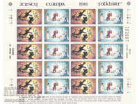1981. Jersey. Europe - Folklore. Two block sheets.
