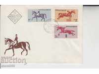 Първодневен Пощенски плик FDC конен спорт