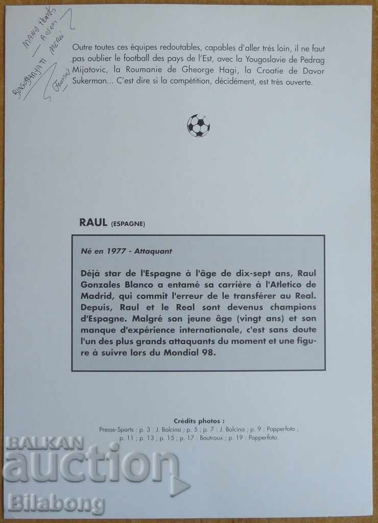 Very large postcard of Raoul, 35 x 25 cm with price € 5.00 | 9.78 BGN