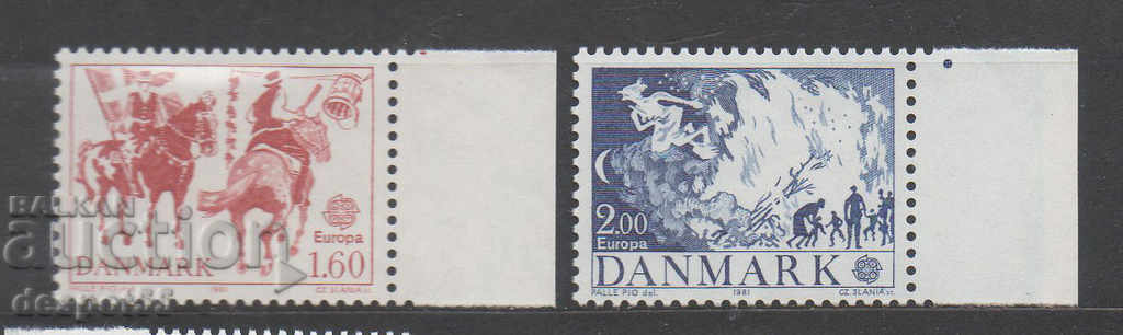 1981. Danemarca. Europa - Folclor.