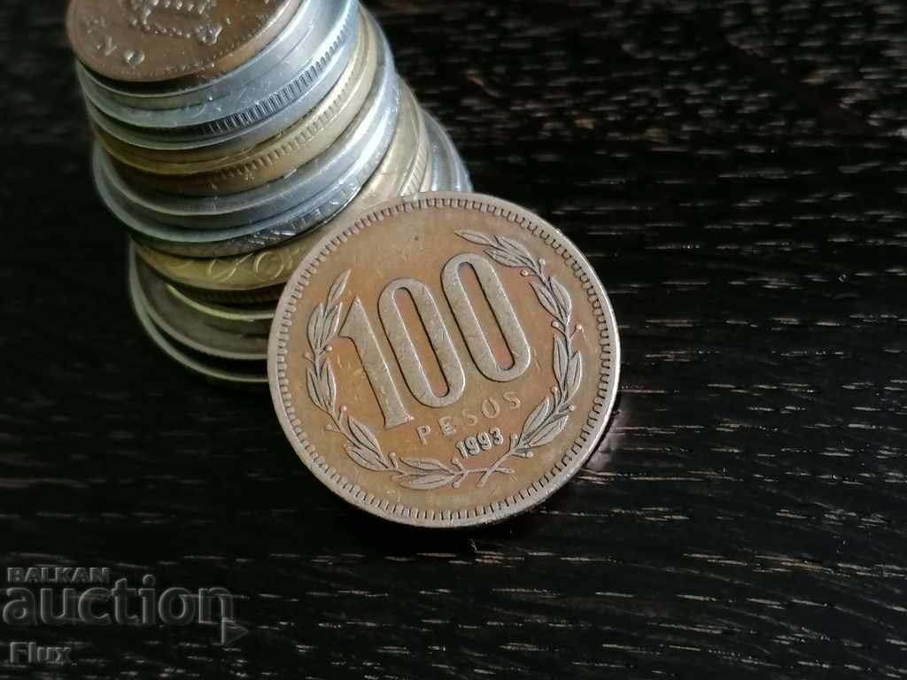 Monedă - Chile - 100 pesos 1993