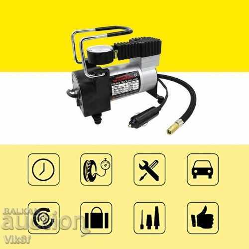 Auction Powerful metal compressor for inflating car tires Auction Powerful metal compressor for inflating car tires