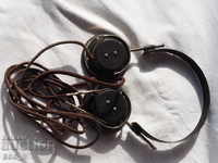 Old headphones from a second world radio station 2000 ohms