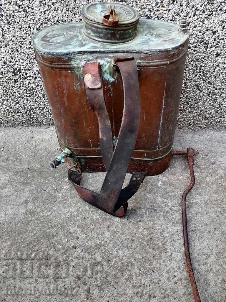 Лозарска пръскачка "Металургия Ц-во България меден съд бакър - 7