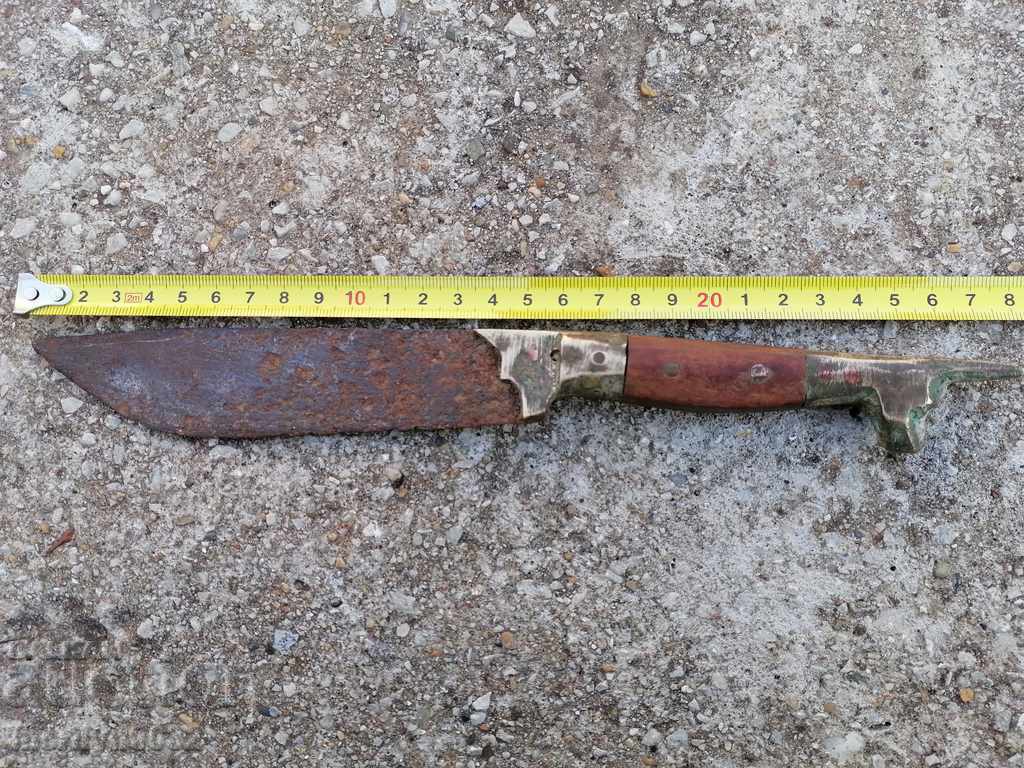 Old hunting knife blade dagger - 5