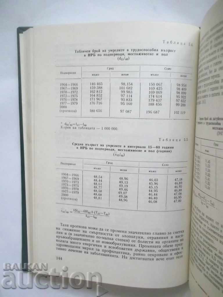 Licitație Mortalitatea populației în Bulgaria 1964-2000 N. Golemanov Licitație Mortalitatea populației în Bulgaria 1964-2000 N. Golemanov