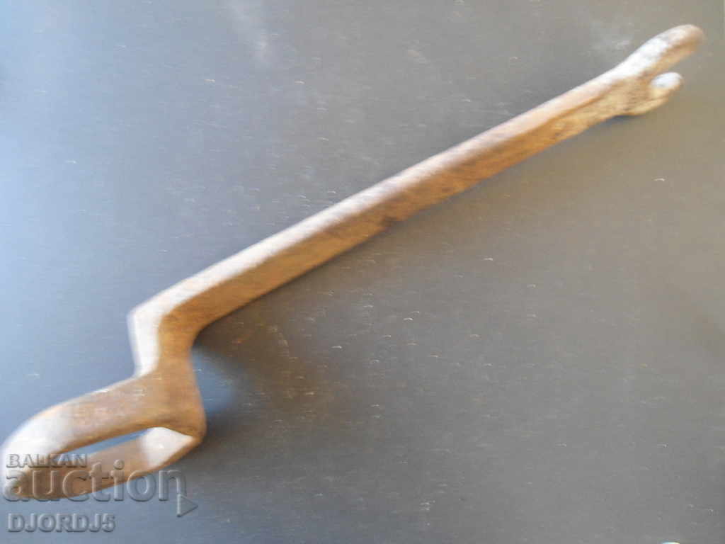 Old forged key, marking with price 2.00 BGN | € 1.02 Old forged key, marking with price 2.00 BGN | € 1.02