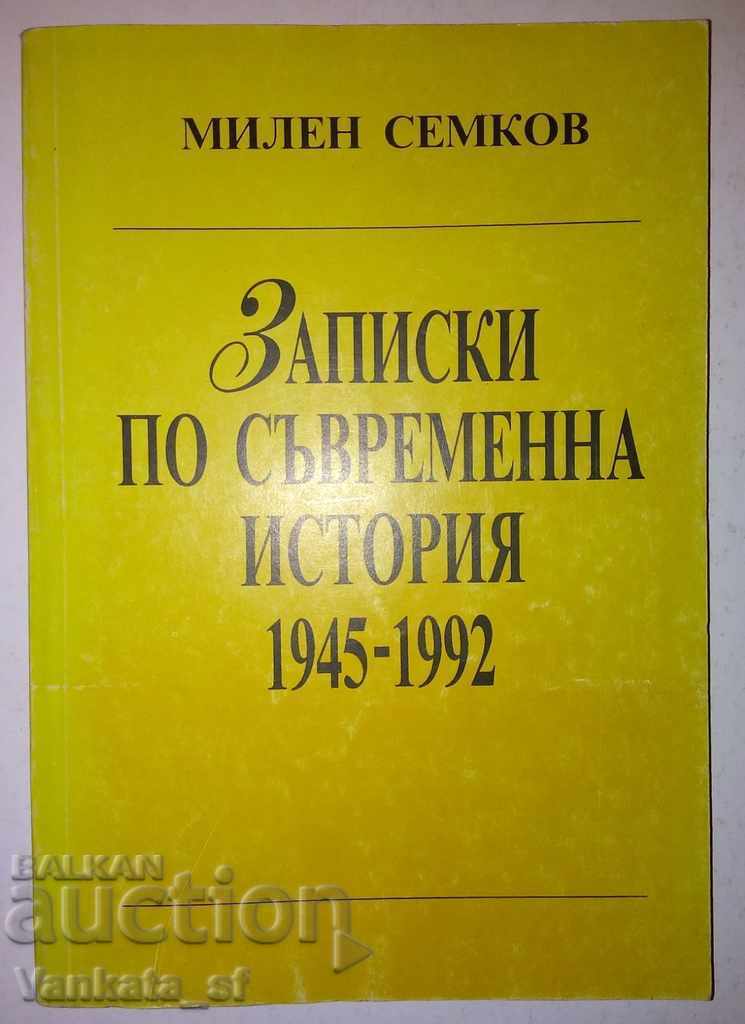 Notes on modern history 1945-1992 - Milen Semkov